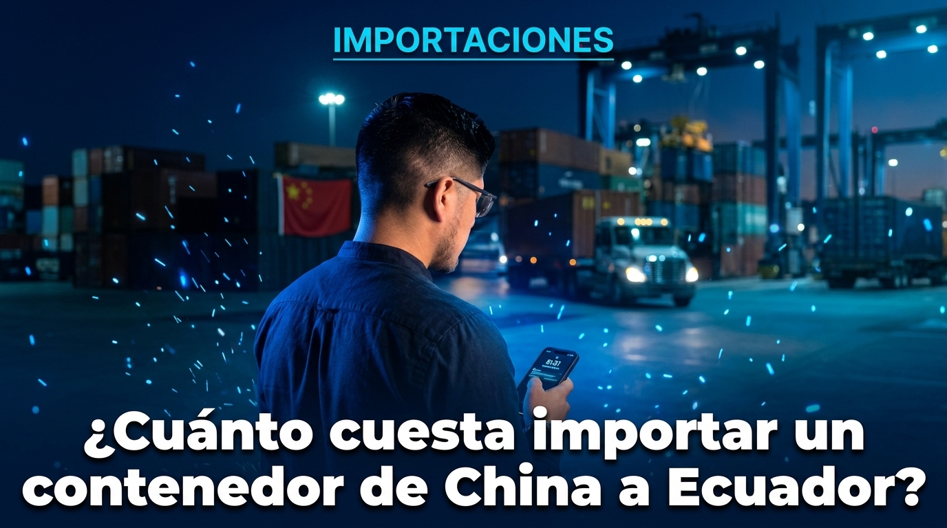 ¿Cuánto cuesta importar un contenedor de China a Ecuador?