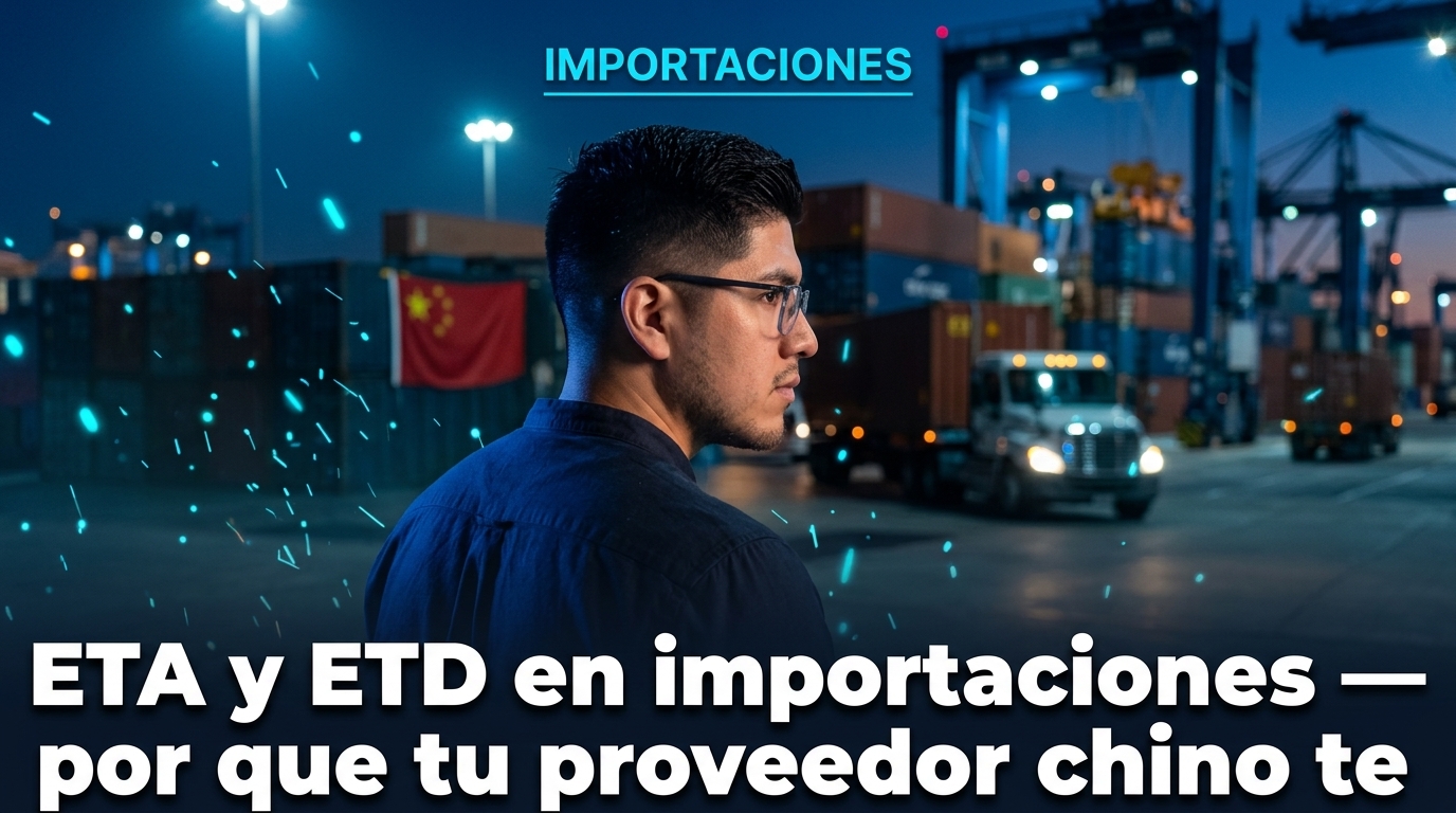 ETA y ETD en importaciones: por que tu proveedor chino te miente con las fechas