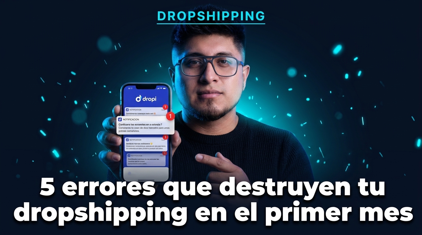 5 errores que destruyen tu dropshipping en el primer mes