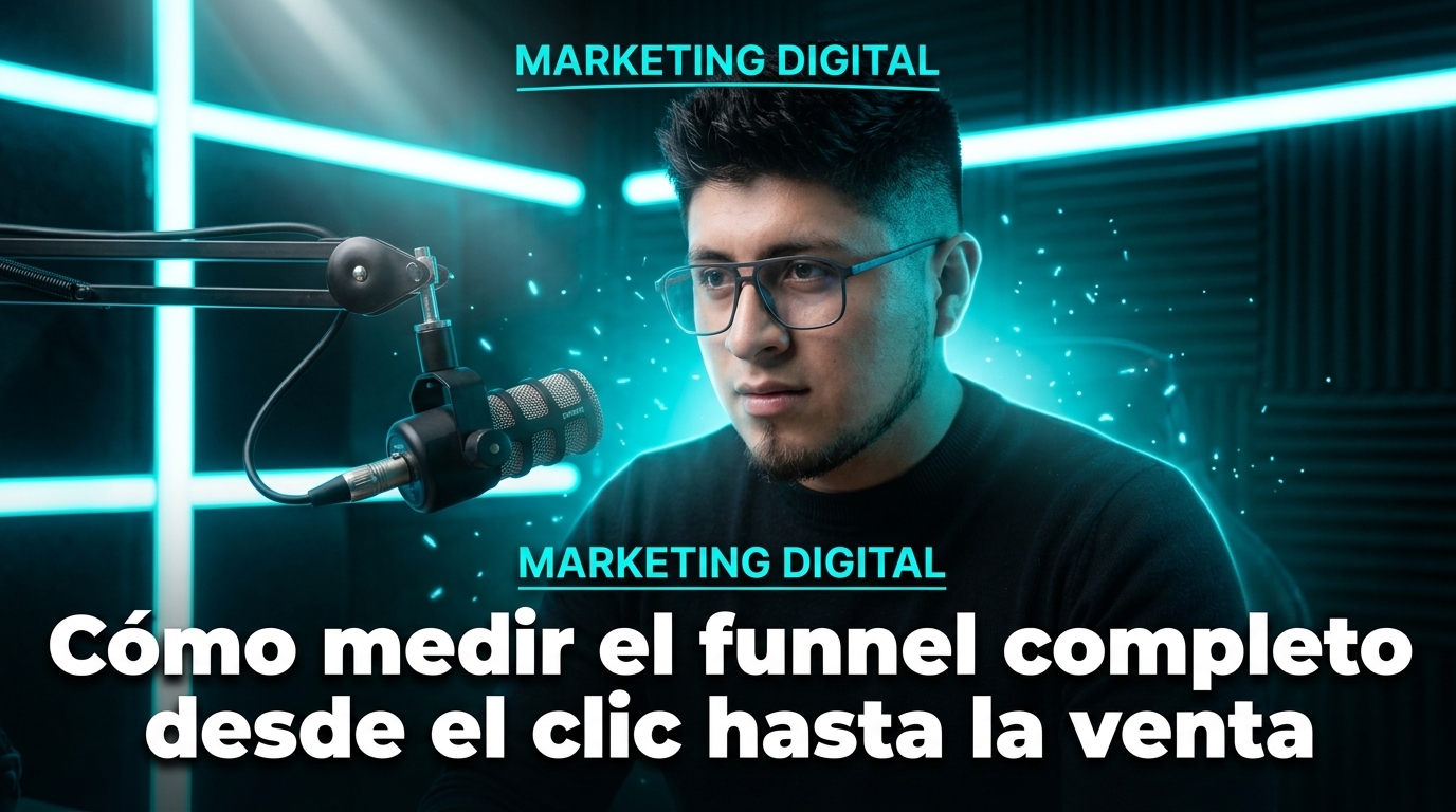 Cómo medir el funnel completo desde el clic hasta la venta