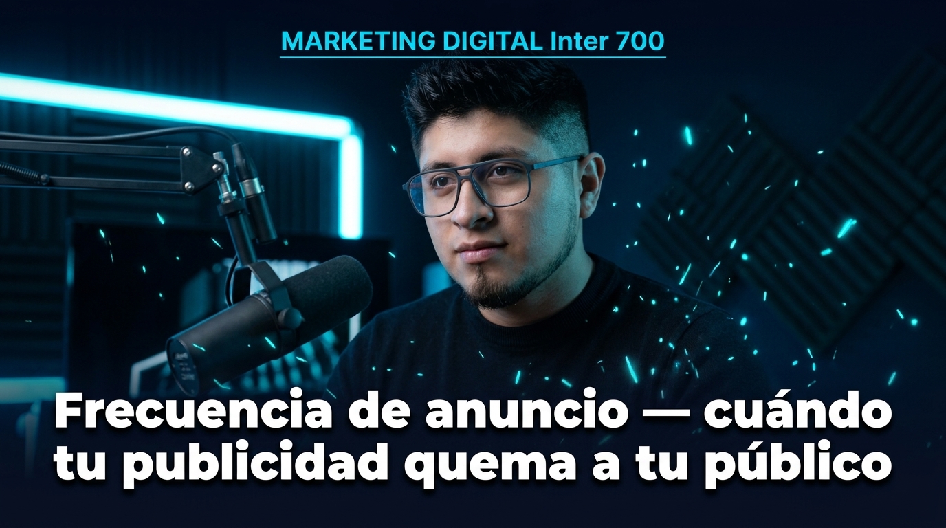 Frecuencia de anuncio: cuándo tu publicidad quema a tu público