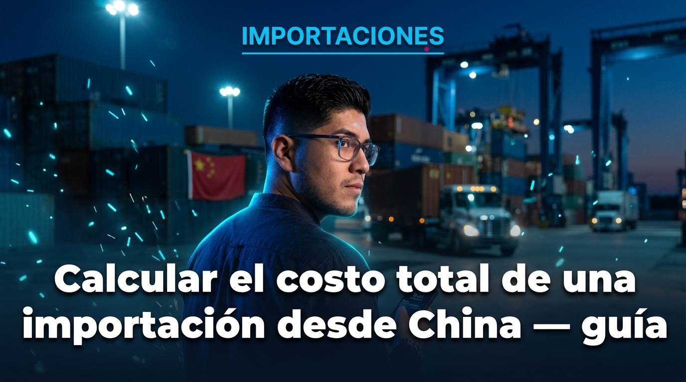 Cómo calcular el costo total de una importación desde China: guía paso a paso