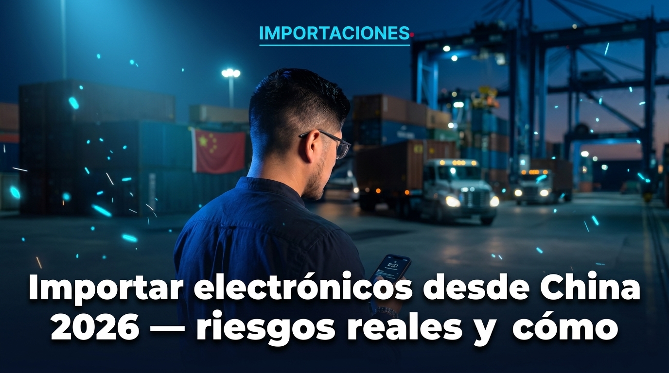 Importar electrónicos desde China en 2026: riesgos reales y cómo evitarlos