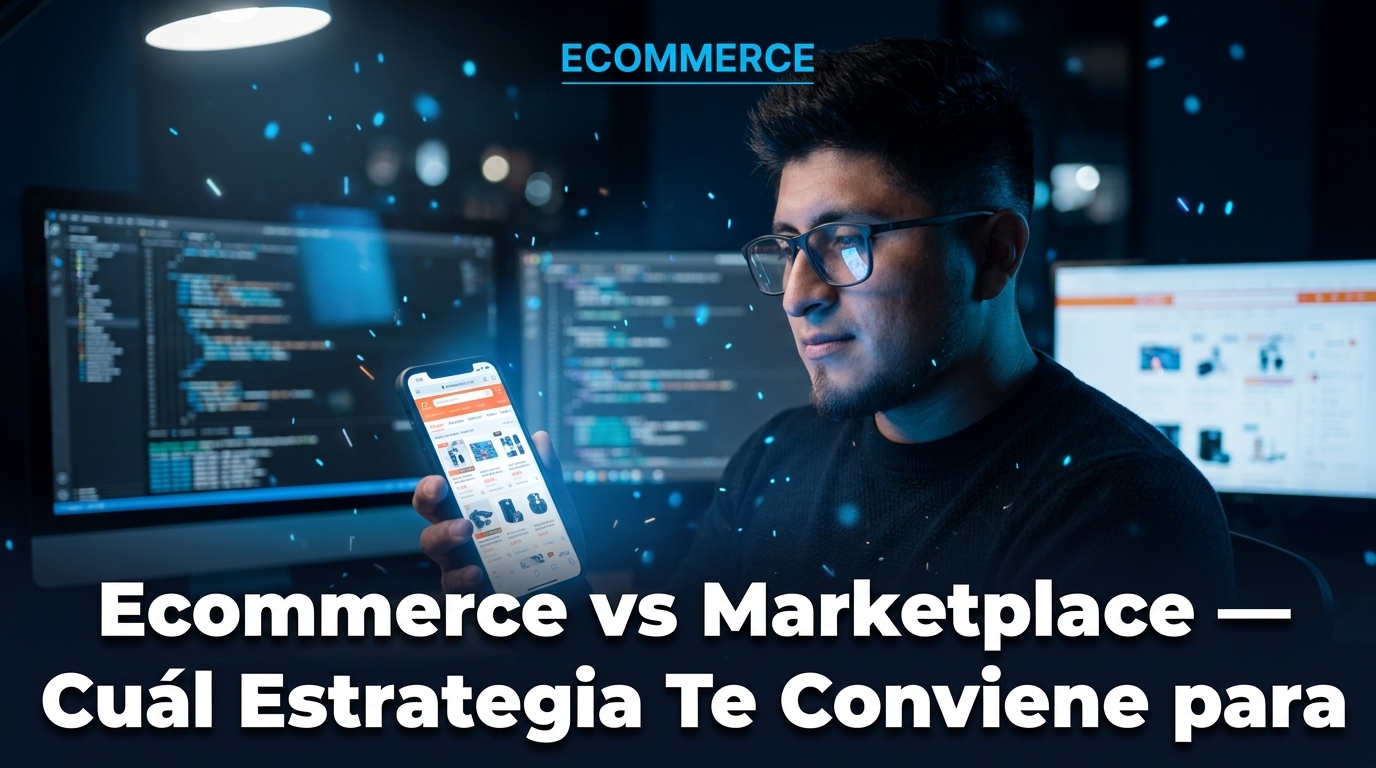 Ecommerce vs marketplace: cuál estrategia te conviene para vender online