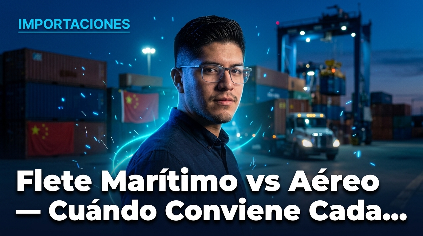 Flete marítimo vs aéreo: cuándo conviene cada uno al importar desde China