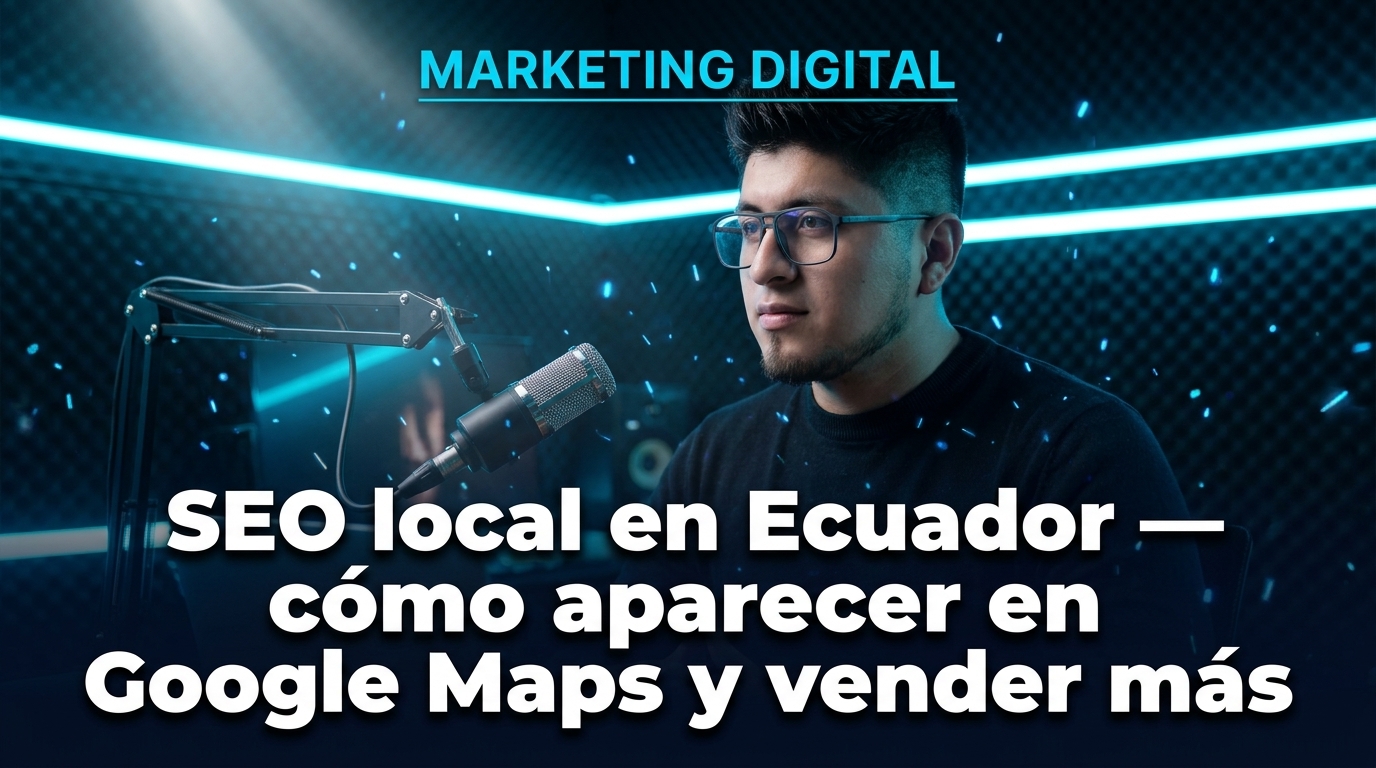 SEO local en Ecuador: aparecé en Google Maps y vendé más