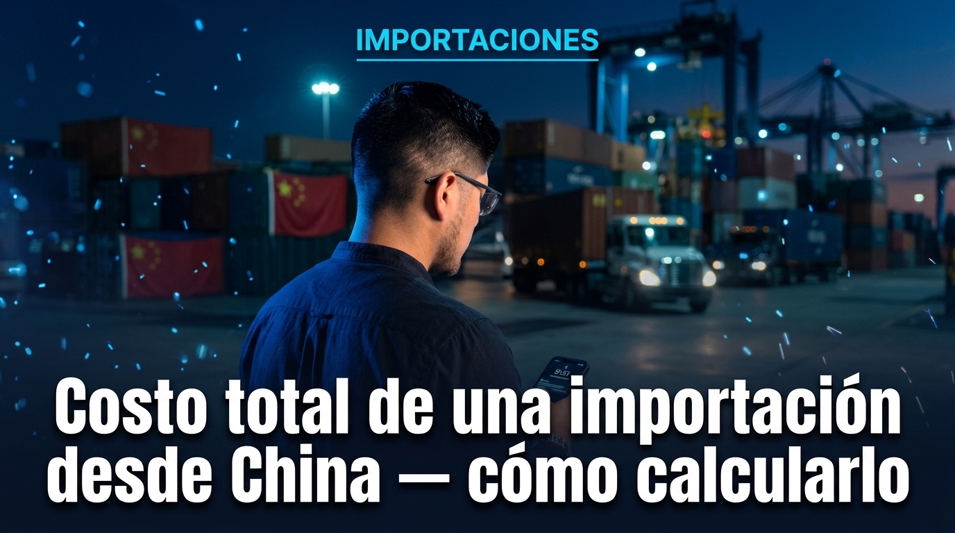 Costo total de una importación desde China: cómo calcularlo paso a paso