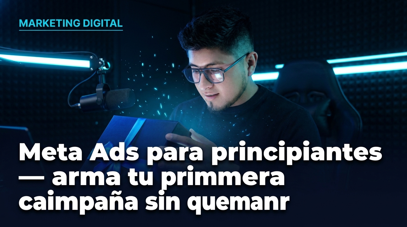 Meta Ads para principiantes: armá tu primera campaña sin quemar plata