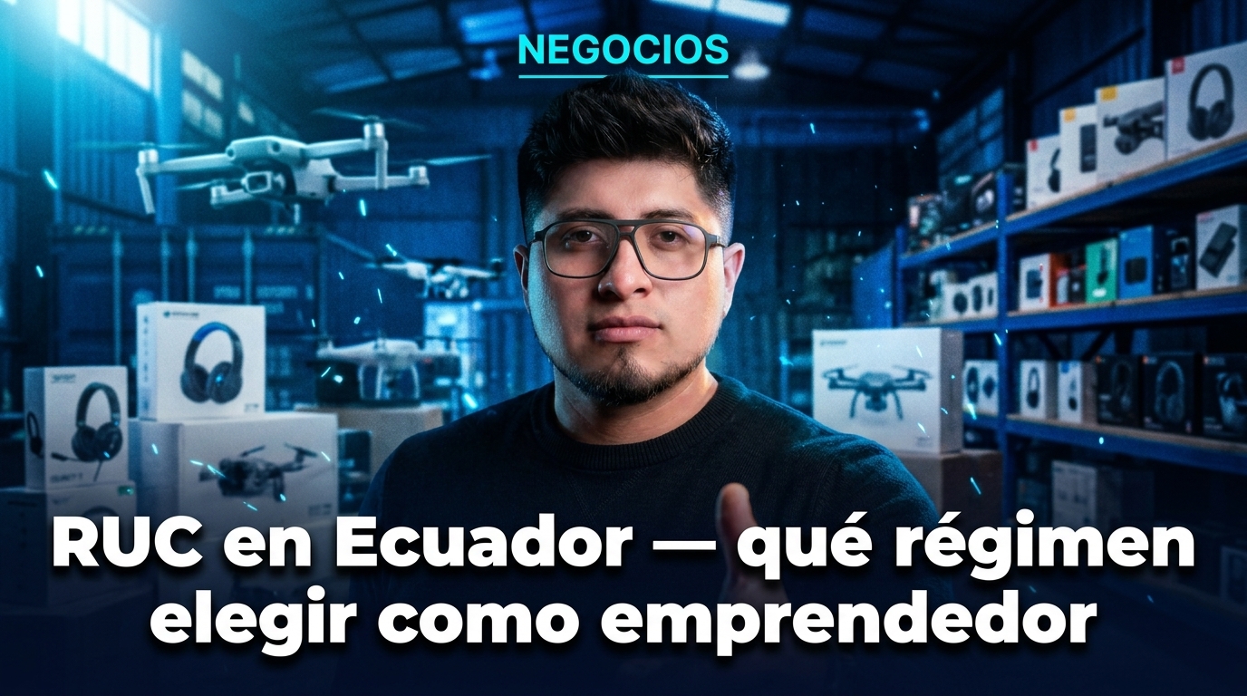 RUC en Ecuador: qué régimen elegir como emprendedor