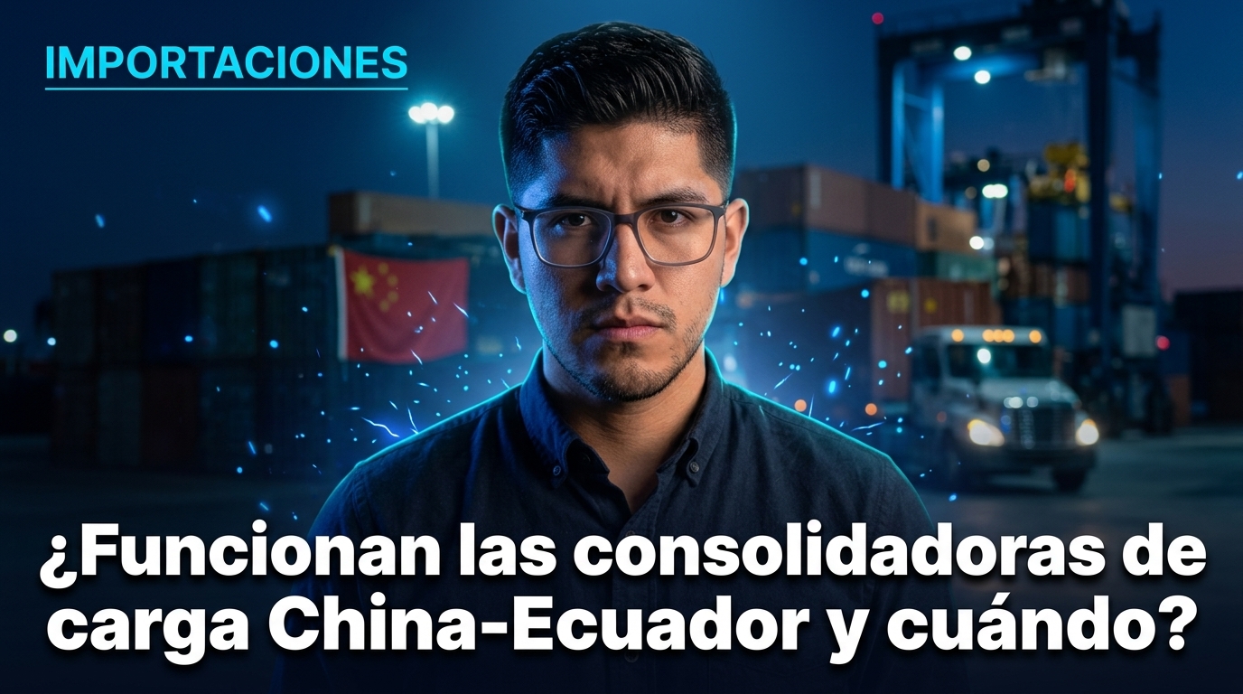 Cómo funcionan las consolidadoras de carga China-Ecuador y cuándo usarlas