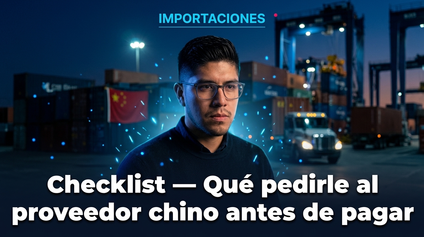 Checklist: Qué pedirle al proveedor chino antes de pagar