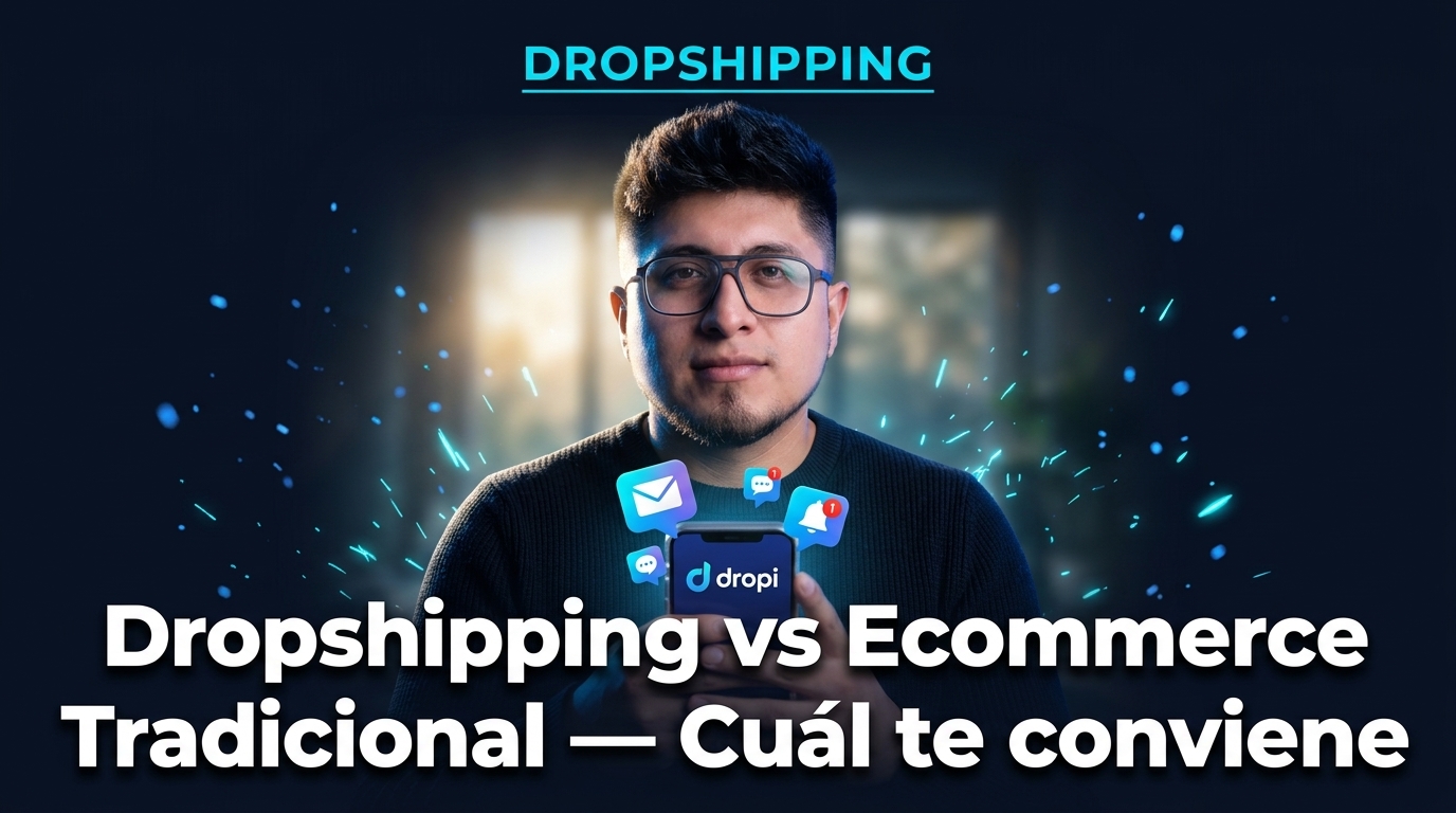 Dropshipping vs ecommerce tradicional: cuál te conviene realmente