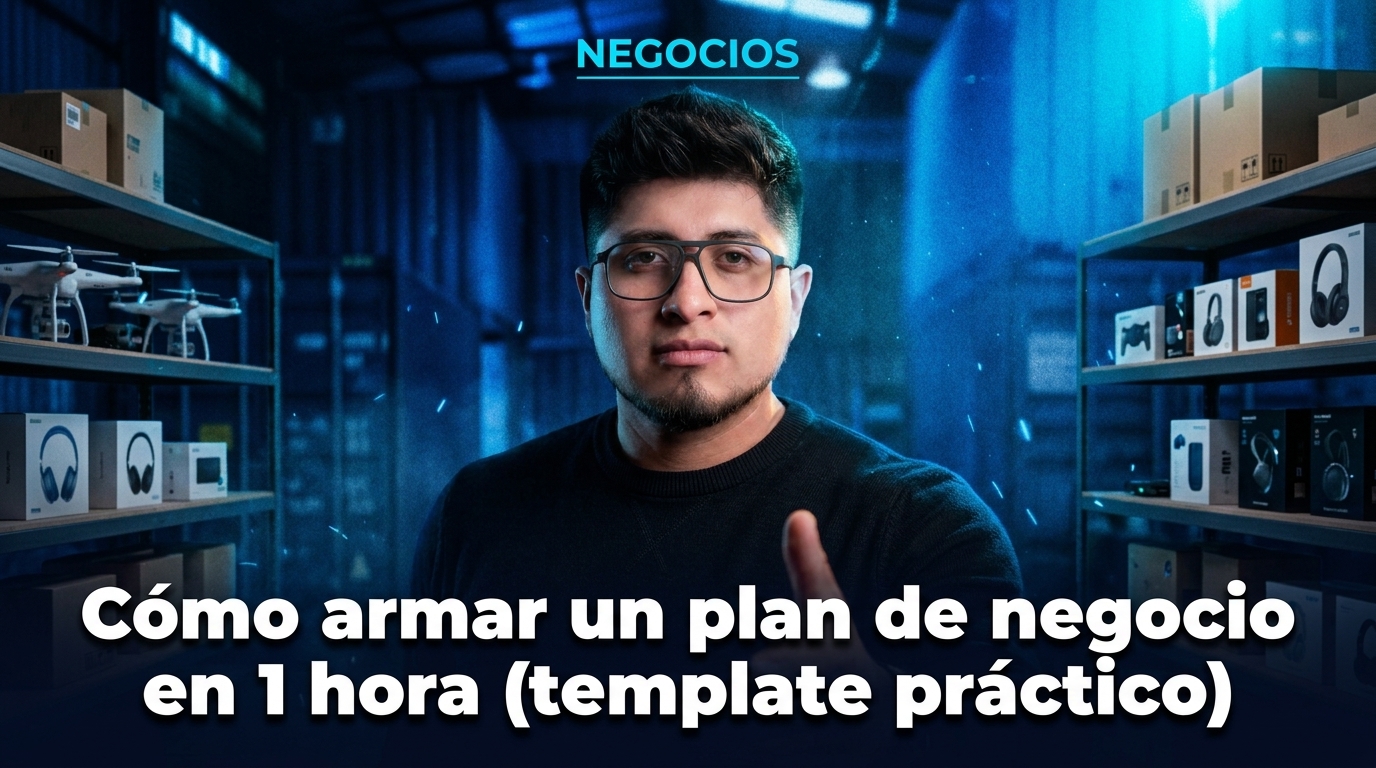 Como armar un plan de negocio en 1 hora (template practico)