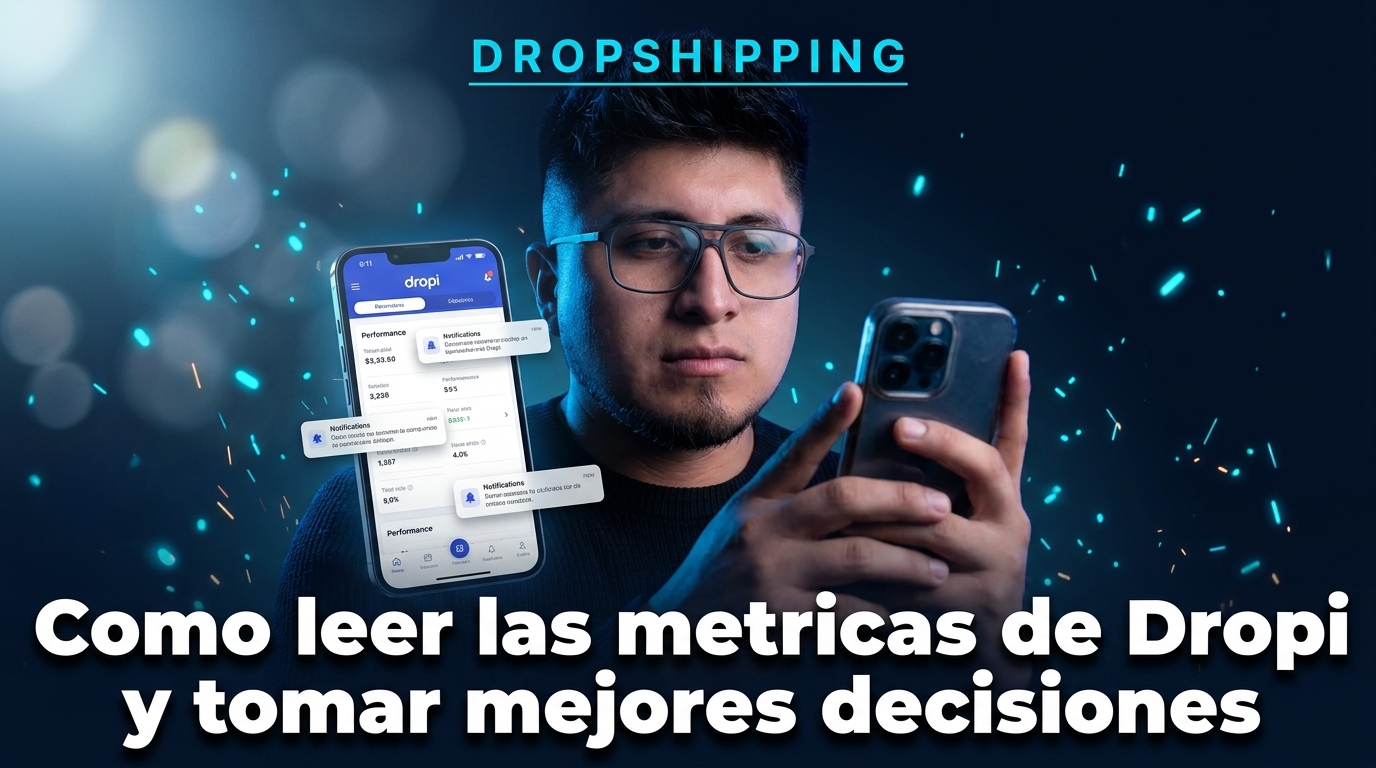 Como leer las metricas de Dropi y tomar mejores decisiones