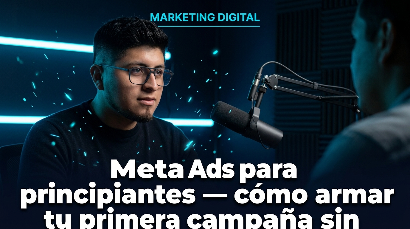 Meta Ads para principiantes: cómo armar tu primera campaña sin arruinarte
