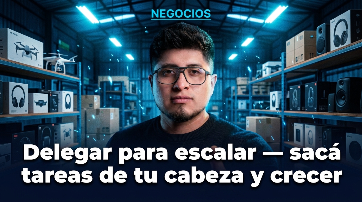Delegar para escalar: sacá tareas de tu cabeza y crecer