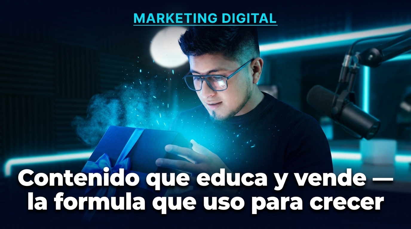 Contenido que educa y vende: la formula que uso para crecer
