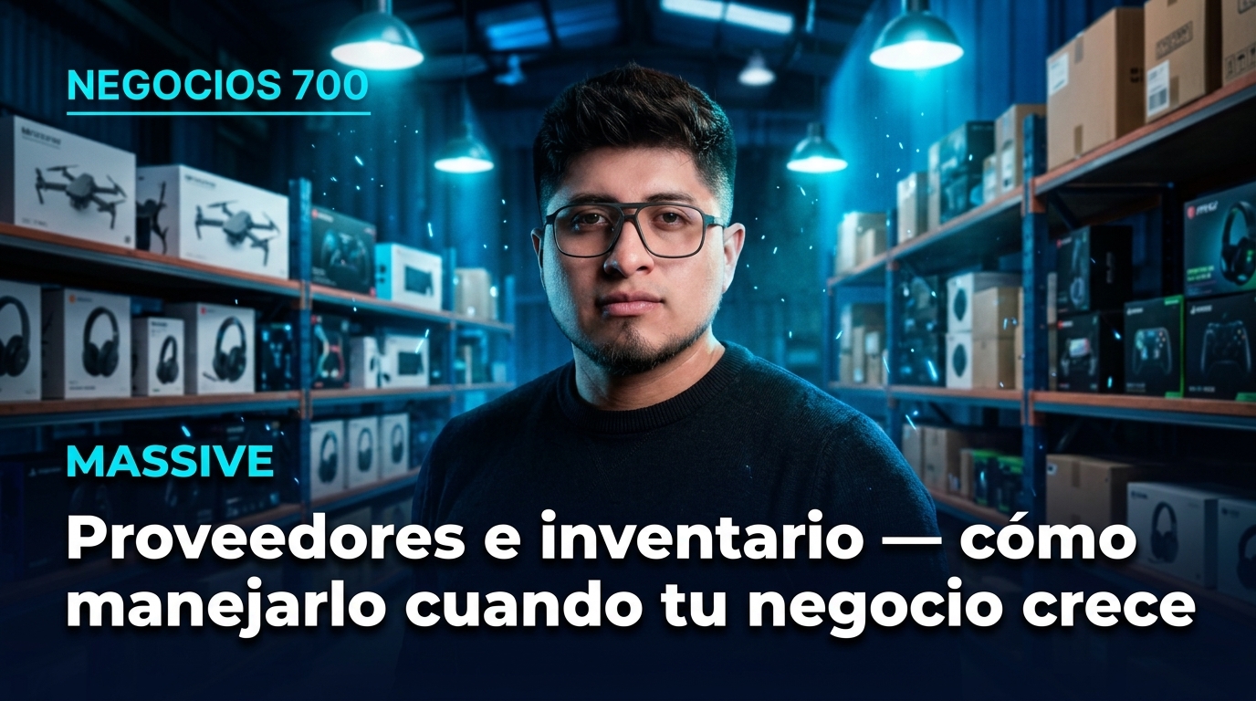 Proveedores e inventario: cómo manejarlo cuando tu negocio crece