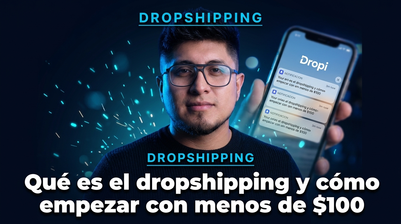 Qué es el dropshipping y cómo empezar con menos de $100