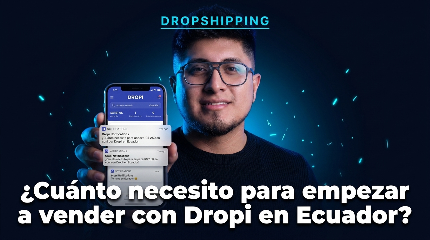 ¿Cuánto necesito para empezar a vender con Dropi en Ecuador?