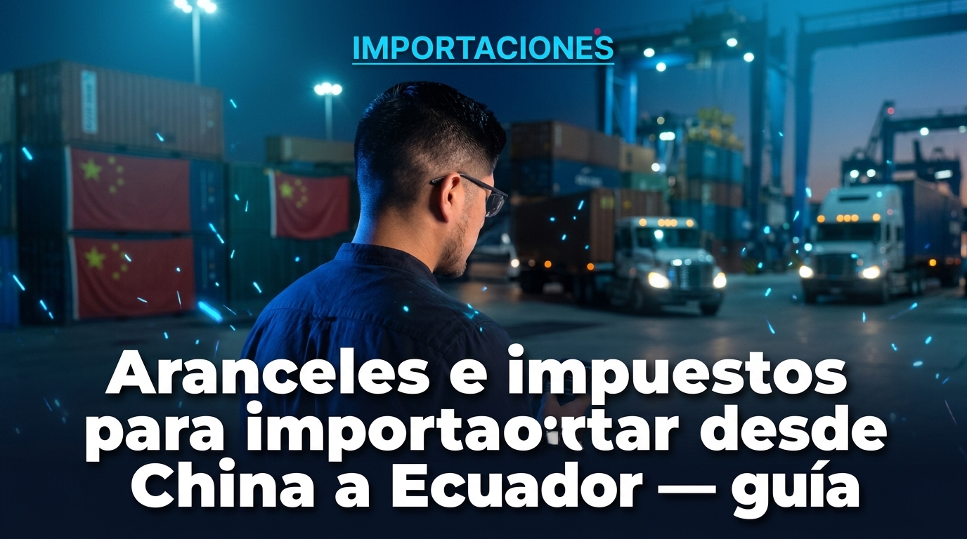 Aranceles e impuestos para importar desde China a Ecuador: guía 2024