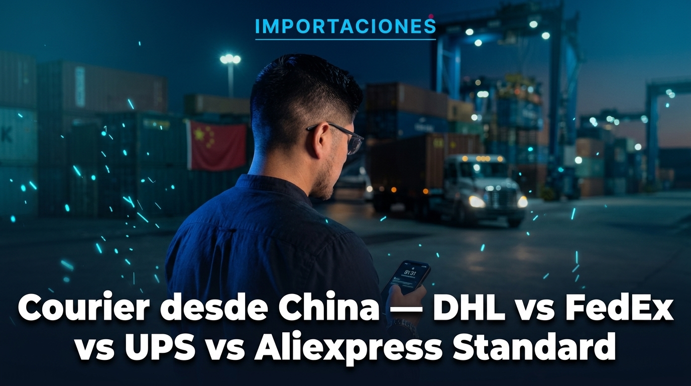 Courier desde China: DHL vs FedEx vs UPS vs Aliexpress Standard