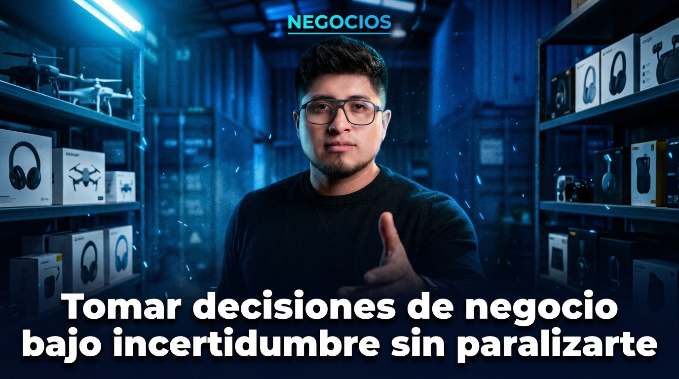 Cómo tomar decisiones de negocio bajo incertidumbre sin paralizarte