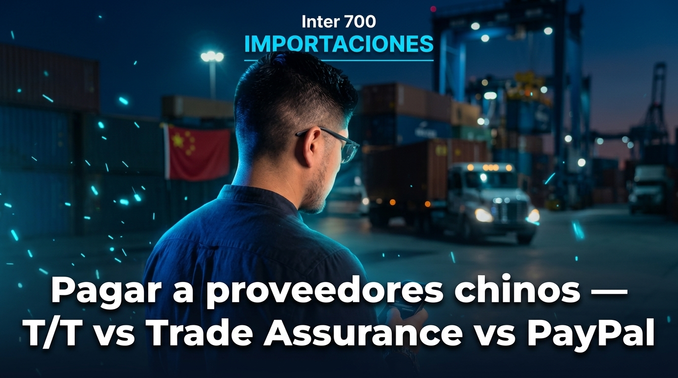 Cómo pagar a proveedores chinos: T/T vs Trade Assurance vs PayPal