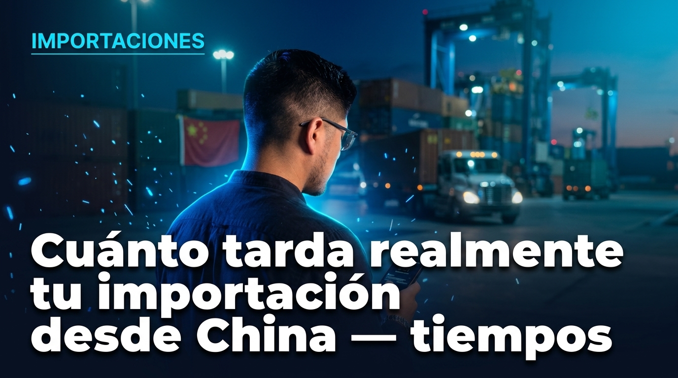 Cuánto tarda realmente tu importación desde China: tiempos reales 2024