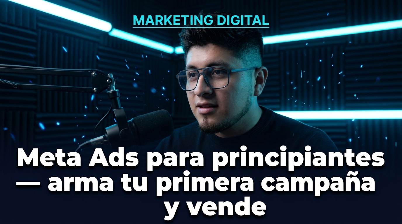 Meta Ads para principiantes: arma tu primera campaña y vende