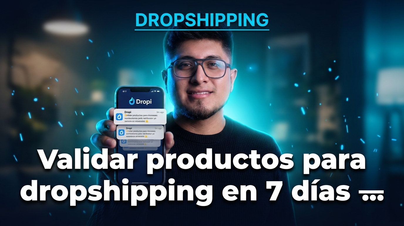Validar productos para dropshipping en 7 días: la guía que funciona