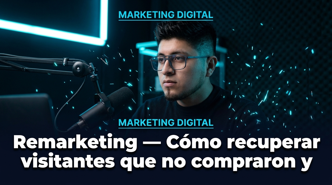Remarketing: Cómo recuperar visitantes que no compraron y vender más