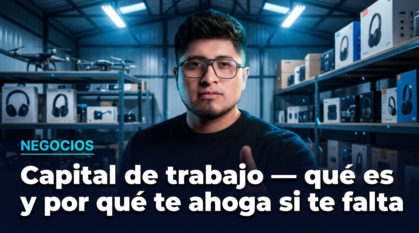 Capital de trabajo: qué es y por qué te ahoga si te falta