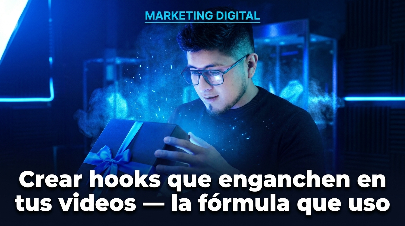 Cómo crear hooks que enganchen en tus videos: la fórmula que uso para retener clientes