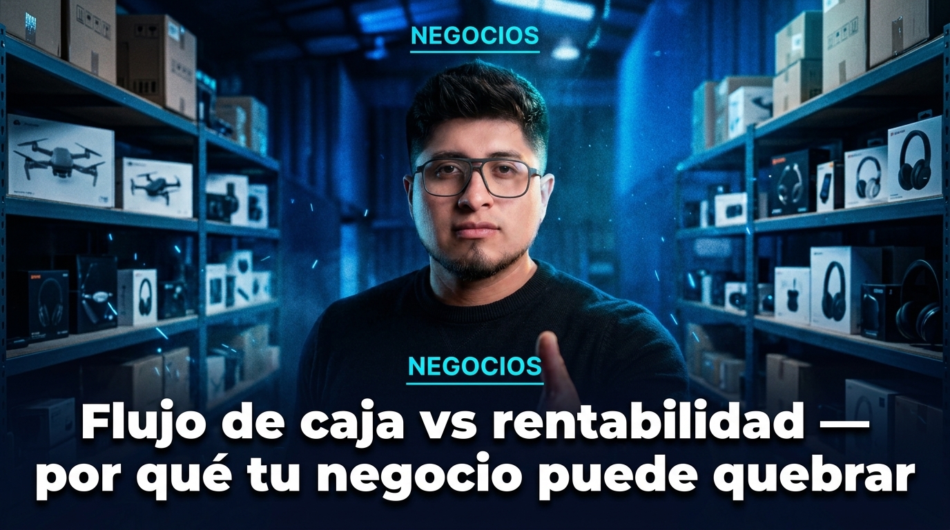 Flujo de caja vs rentabilidad: por qué tu negocio quiebra ganando plata